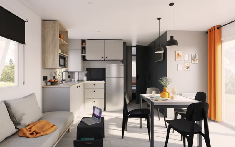 Les locations du camping les Cigales