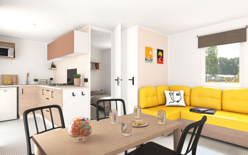 Les locations du camping Les Cigales