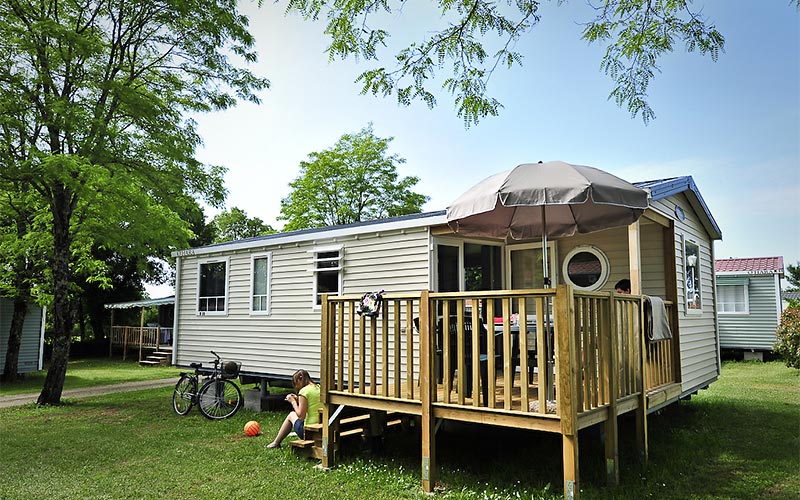 Camping Les Cigales Ciela Village Lot mobil homes